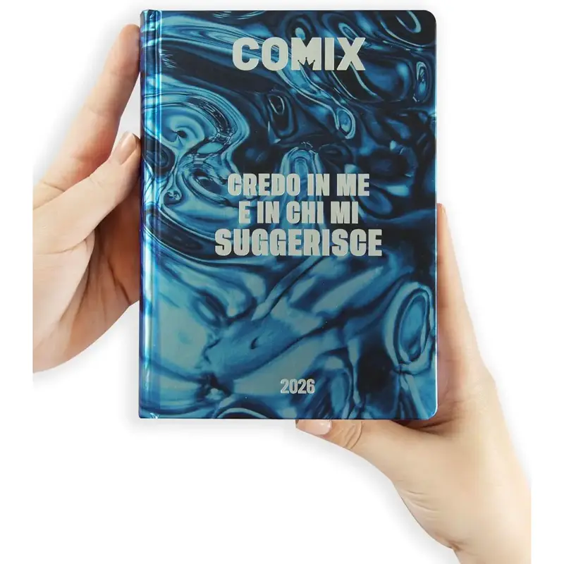 Diario 16 Mesi 2025/26 - COMIX - Giornaliero Standard Blu