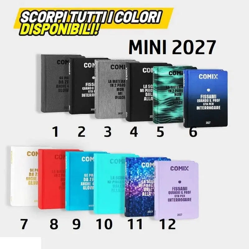 Diario Comix 2026-2027 Versione Mini