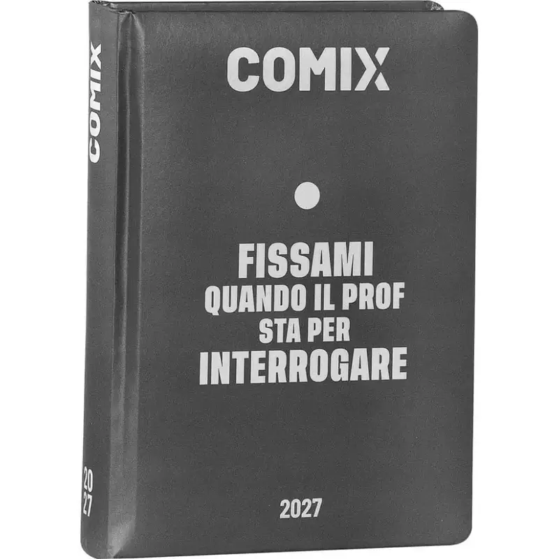 Diario Comix Easy Dark Grey 13 Mesi 2026/2027 – Agenda Scuola Standard