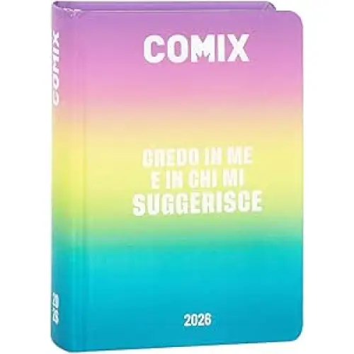 Diario Scuola 16 Mesi 2025/26 COMIX Giornaliero Mini Sunrise