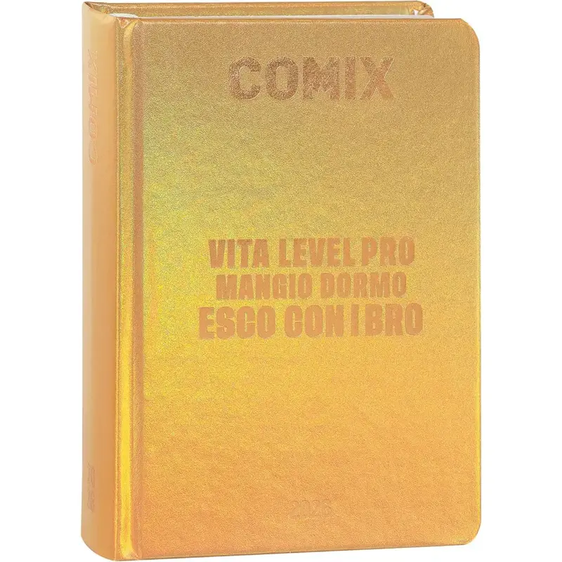 Diario Scuola 16 Mesi 2025/26 - COMIX - Giornaliero Standard Oro
