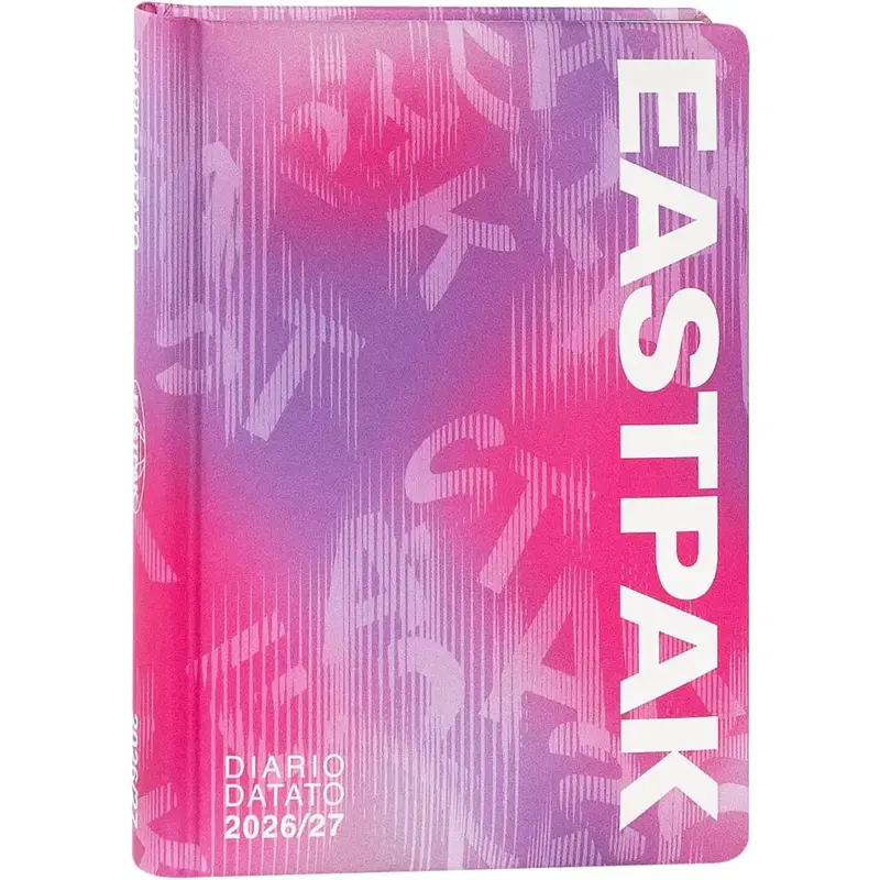 Diario Scuola Eastpak 13 Mesi 2026/2027 Medium Letterdye Pink