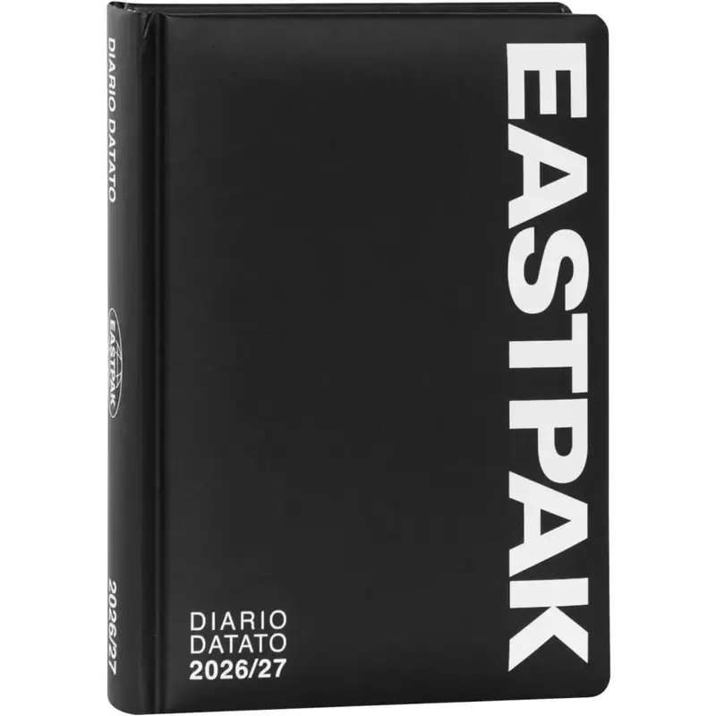 Diario Scuola Eastpak Black 2026/2027 – 13 Mesi Medium