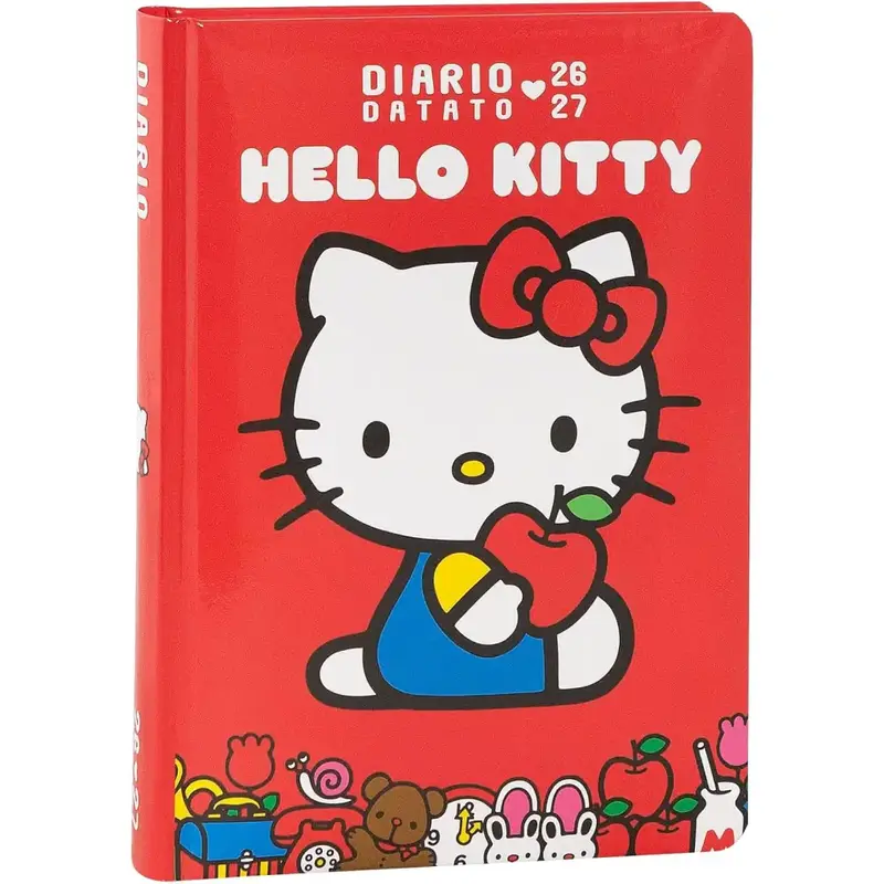 Diario Scuola Hello Kitty 2026/2027 Rosso