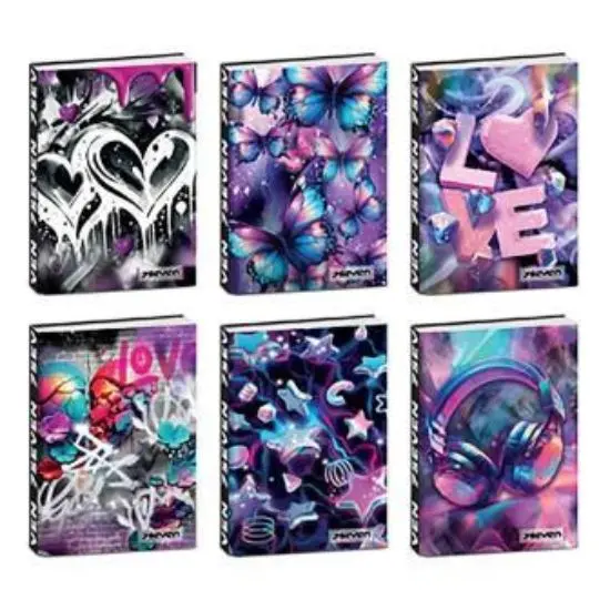Diario Std 12m Datato #R Seven Cartotecnica Girl 500102616-000