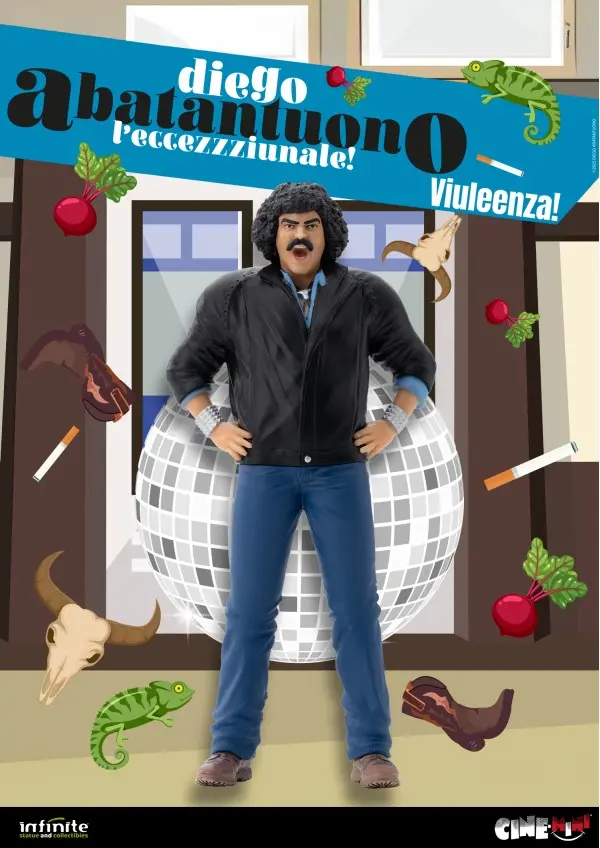 Diego Abatantuono Viulenza! Cine-Mini PVC 12,5 cm
