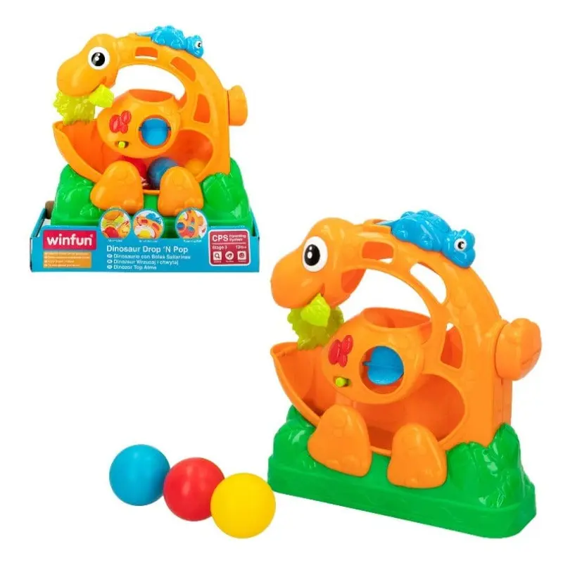 Dinosauro Mangia Palline, Gioco Prima Infanzia con Luci e Suoni