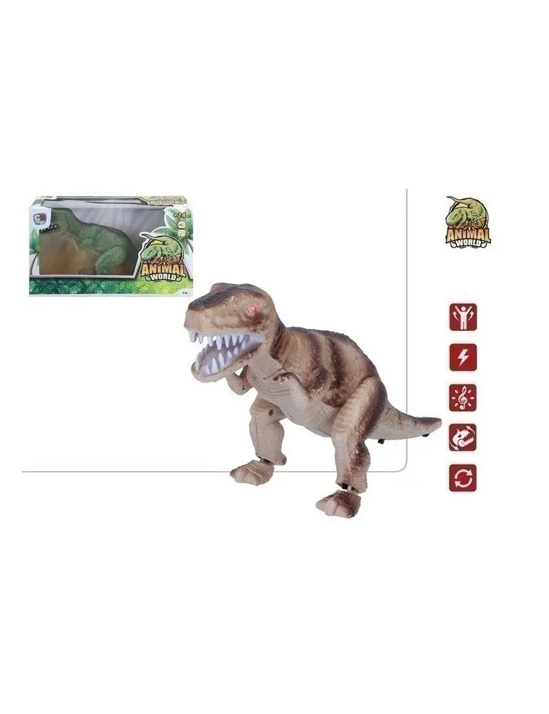 Dinosauro T-Rex con Luce e Suoni e Morso Letale
