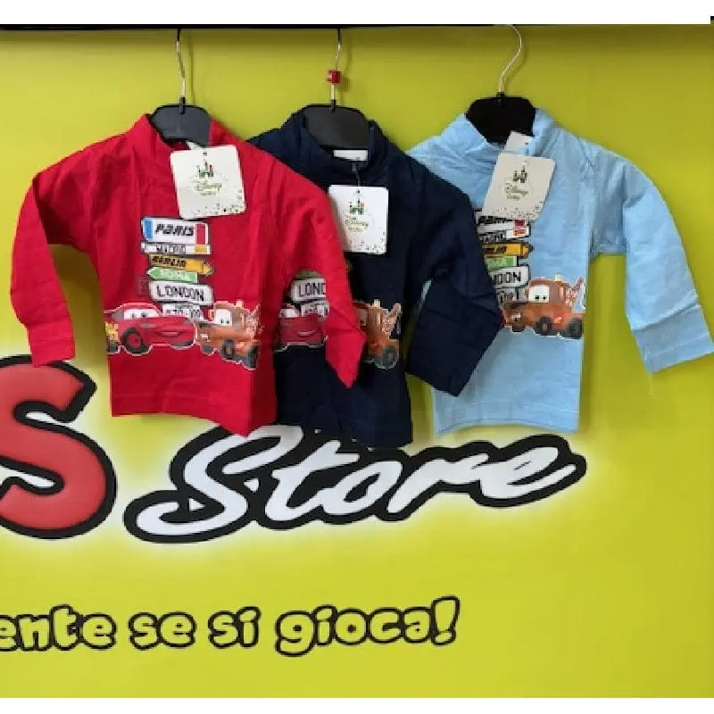 Disney Baby Cars Maglia manica lunga per Bambini con collo alto