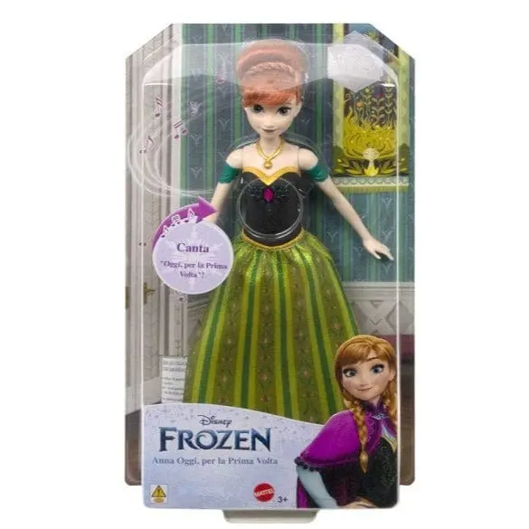 Disney Frozen Bambola Anna Cantante Oggi per la prima Volta