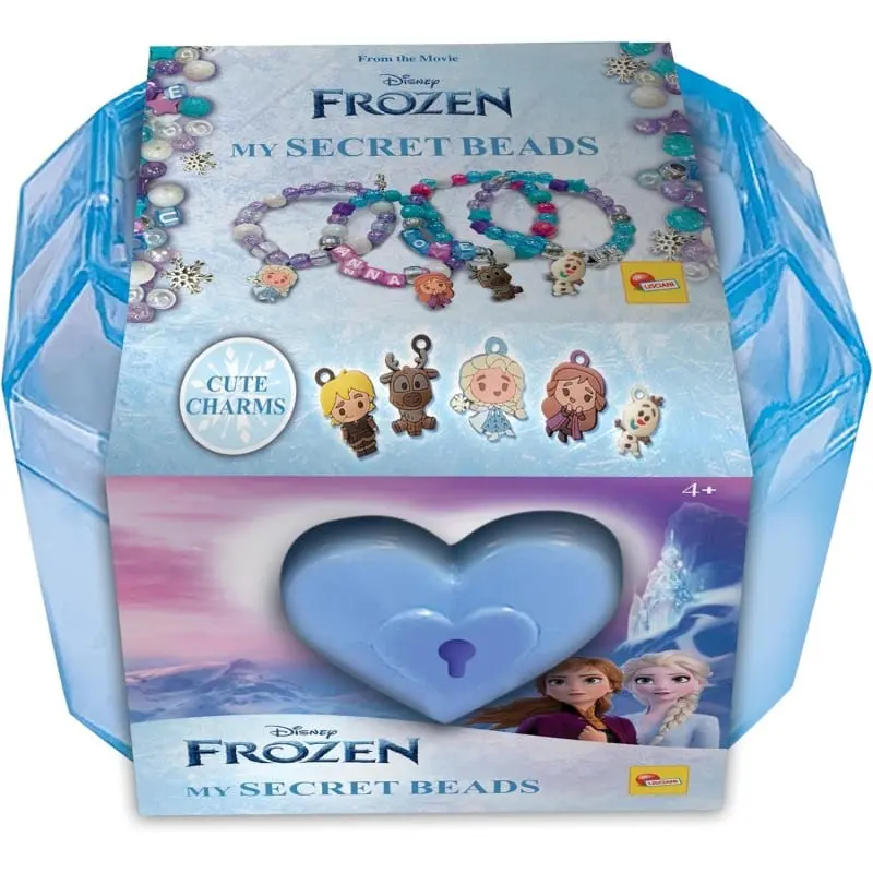 Disney Frozen My Secret Beads, Crea Bracciali con Perline- Lisciani