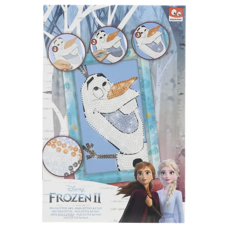 Disney Frozen set Decoro, Mosaico Paillettes Olaf