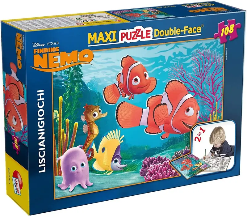 Disney Maxi Puzzle da Pavimento 2in1 - 108 Pezzi