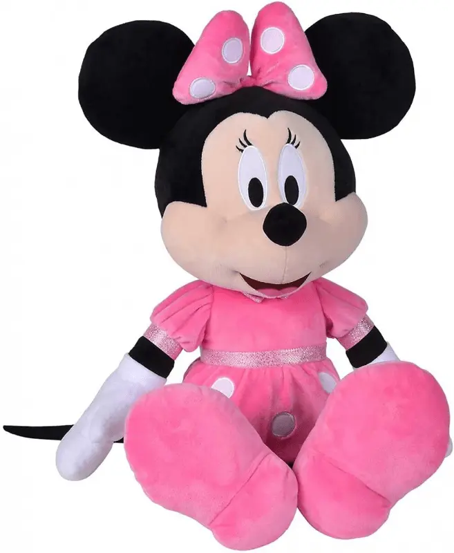 Disney Peluche Minnie,61 cm con abito fucsia - Simba