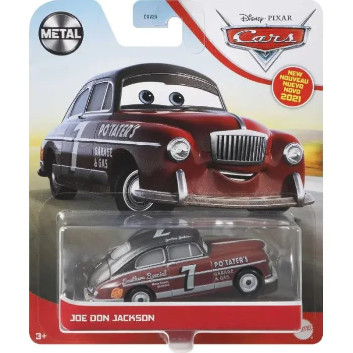 Disney Pixar Cars Joe Don Jackson – Macchinina Die-Cast in Scala 1