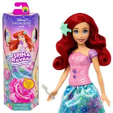 Disney Princess Bambola Ariel Spin and Reveal Mattel