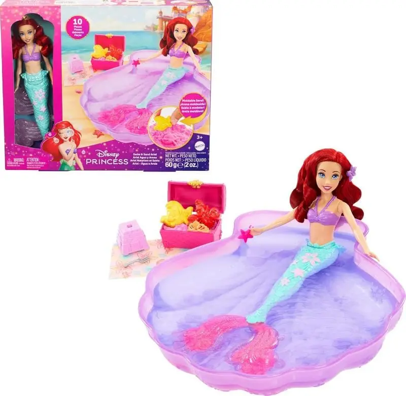Disney Princess - Playset Ariel con Piscina Conchiglia e Accessori