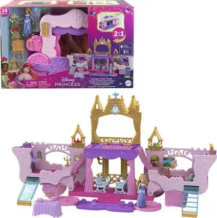 Disney Princess Playset Castello Carrozza 2 in 1