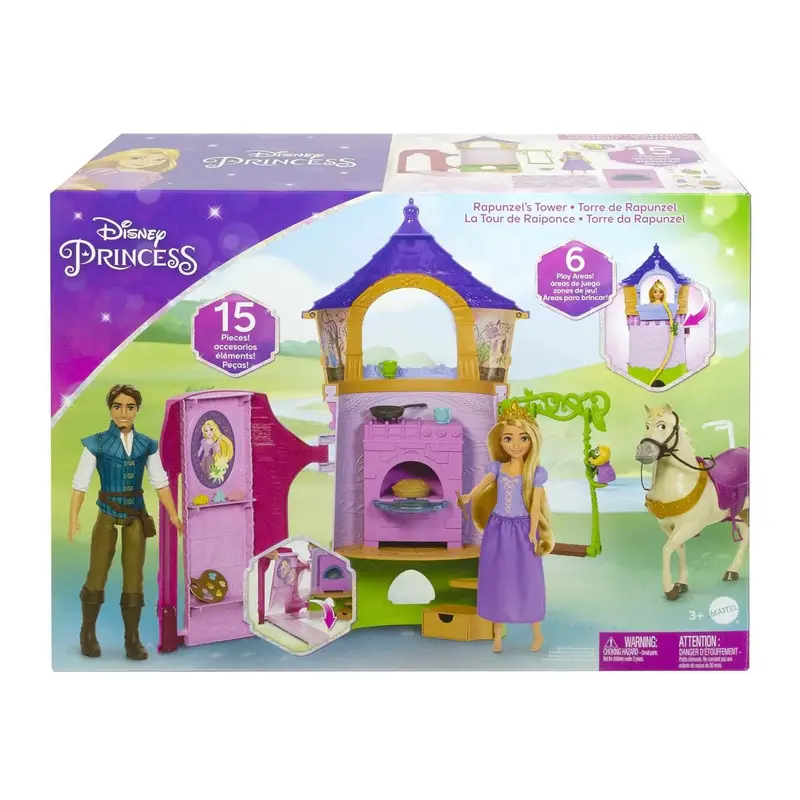 Disney Princess Playset Torre di Rapunzel con Bambola