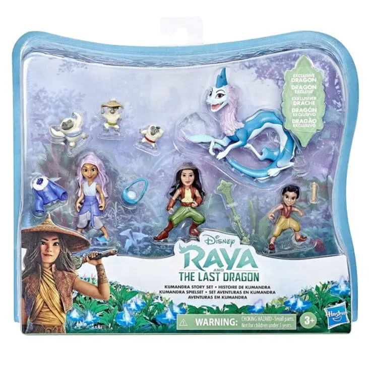 Disney Princess Raya e l'Ultimo Drago Pack 7 Personaggi