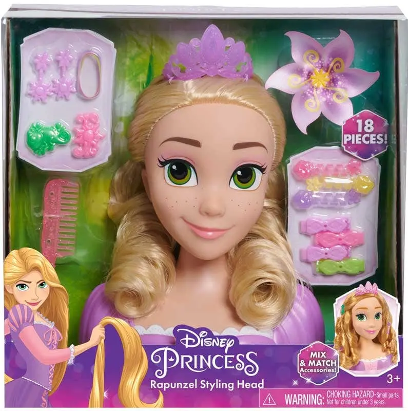 Disney Rapunzel Testa Acconciature Styling