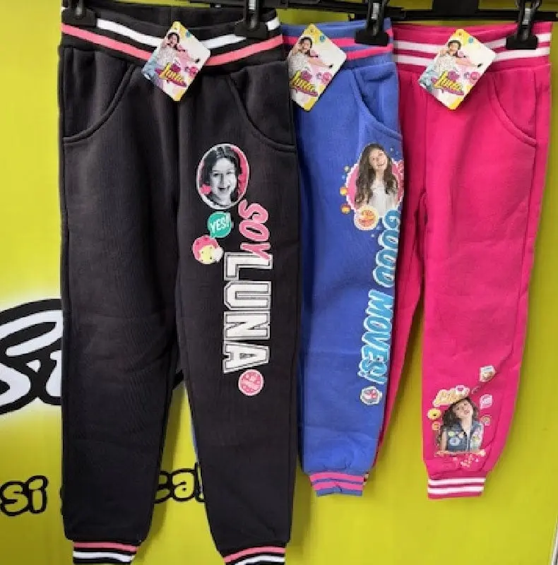 Disney Soy Luna Pantalone Tuta interno in Pile
