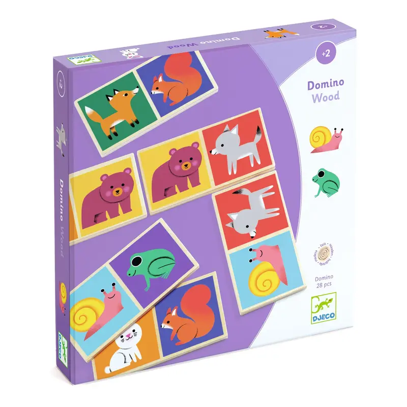 Domino Wood - Animali Della Foresta
