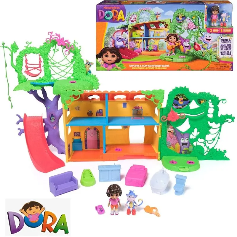 Dora L'Esploratrice Playset Casa Gioca ed Esplora