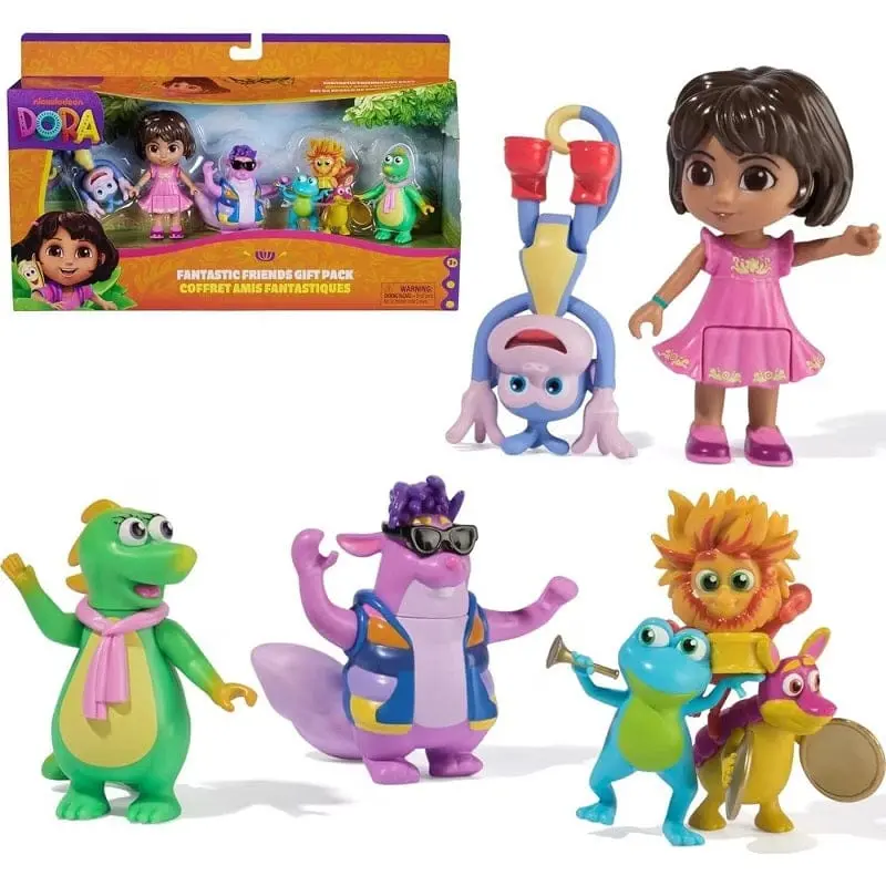 Dora L'Esploratrice Set personaggi articolati da 7,5cm