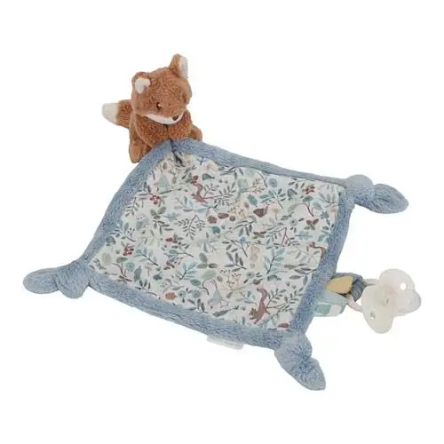 Doudou Blue Forest Friends - Cuddle Cloth Print Vos Forest Friends (LD8927)