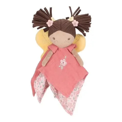 Doudou Evi Fairy Garden Rosa Morbido in Stoffa a Bambola Fata - Cuddle cloth Fairy Evi Pink Fairy Garden