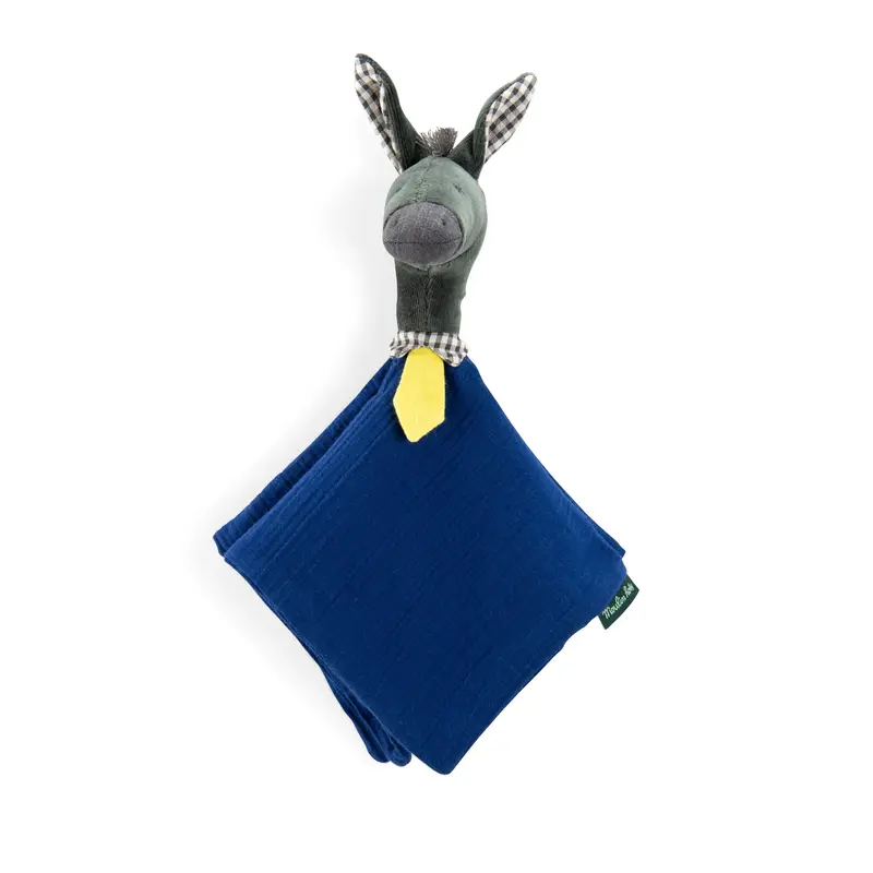 Doudou Mussola blu Asinello - Moulin Roty - Art. 675015