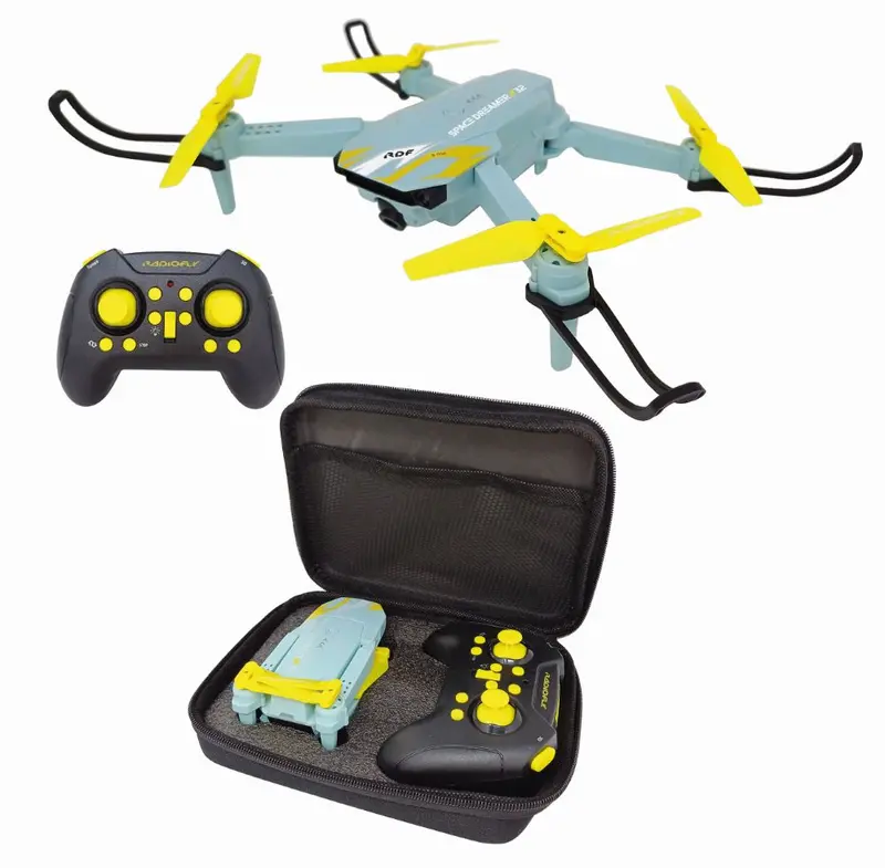 Drone Radiofly Space Dream 32 Radiocomandato RC Radiocom Richiudibile con Custodia