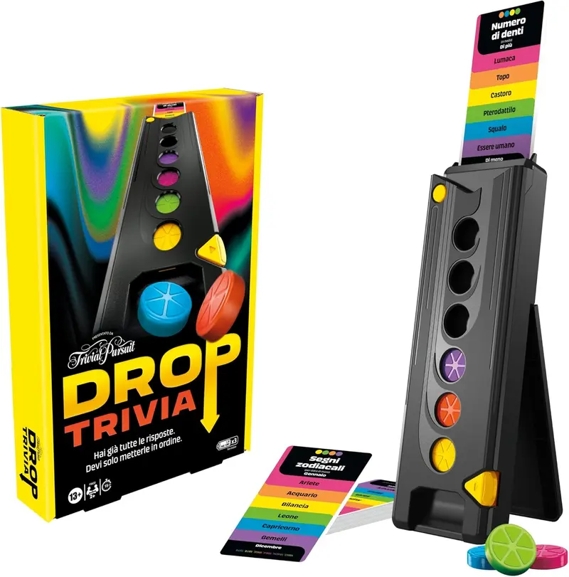Drop Trivia - Gioco di società ispirato a Trivial Pursuit