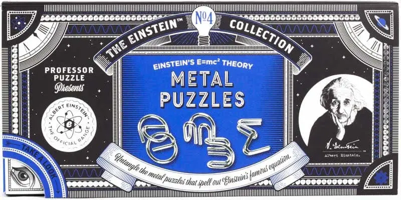 E=MC2 Puzzle in Metallo, Giochi Rompicapo
