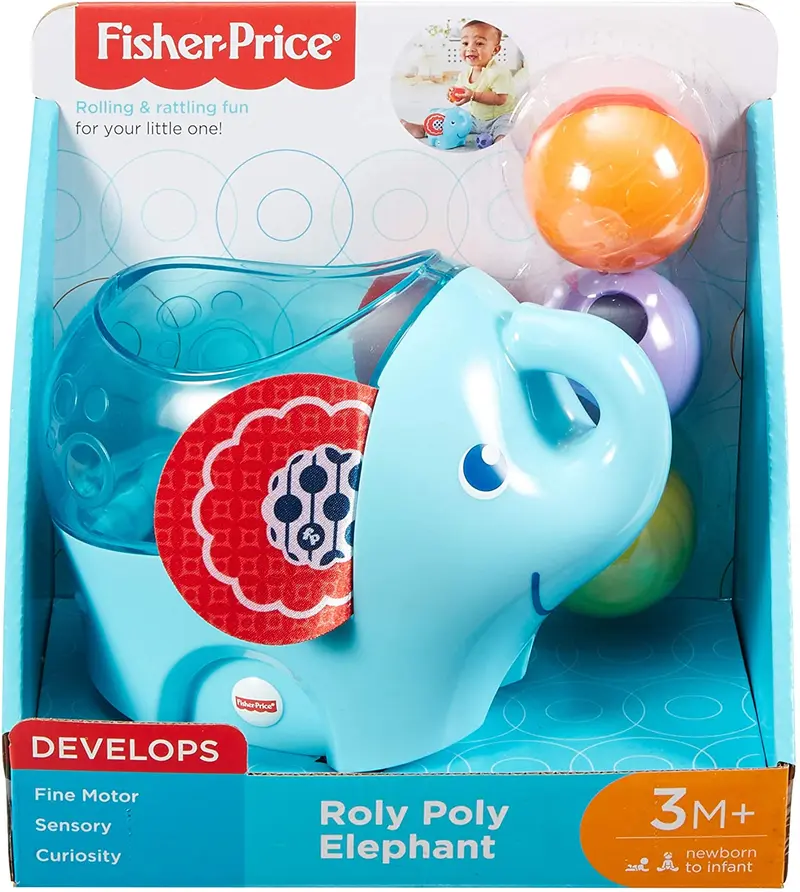 Elefante con palline Fisher Price +3Mesi