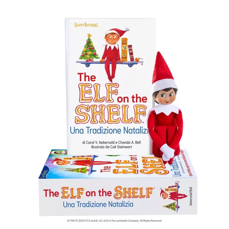 Elfa con Libro The Elf on the Shelf
