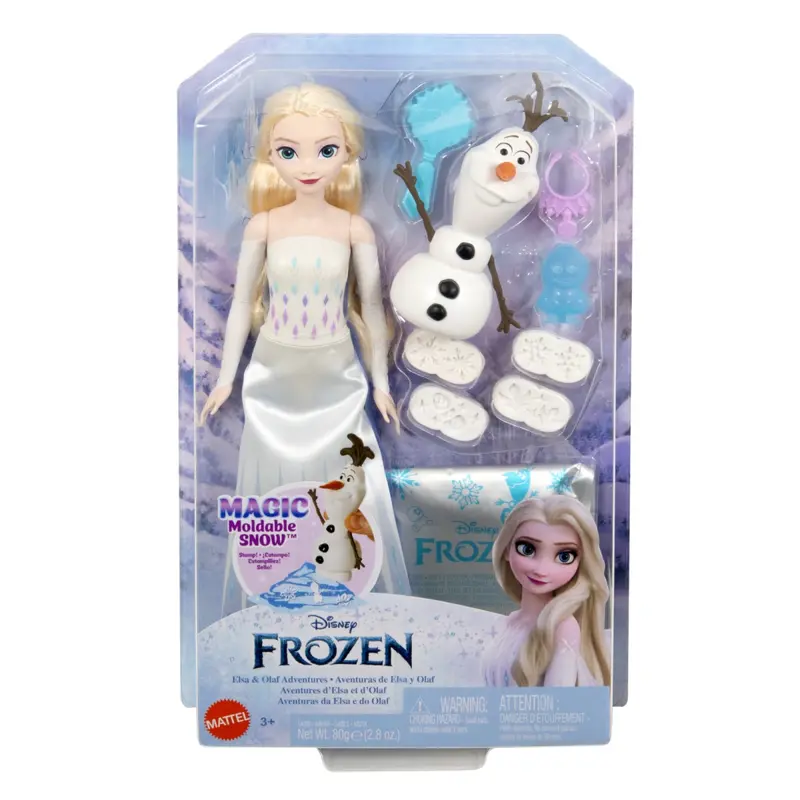 Elza And Olaf bambola con pasta da modellare Set