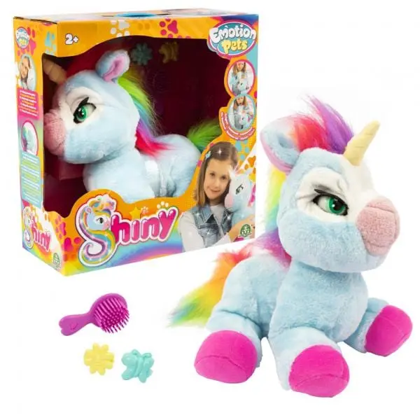 Emotion Pets Shiny, Unicorno interattivo Giochi Preziosi