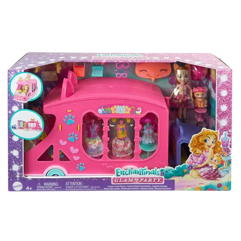 Enchantimals Fashion Camper, Playset con Bambola e Accessori