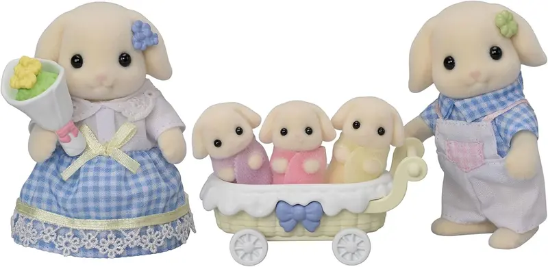 Famiglia Coniglio Flora Sylvanian Families