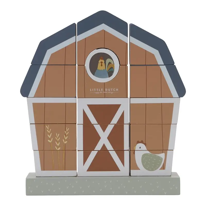 Fattoria Pollaio Impilabile a Incastri Little Farm - Little Farm Stacker (LD7144)