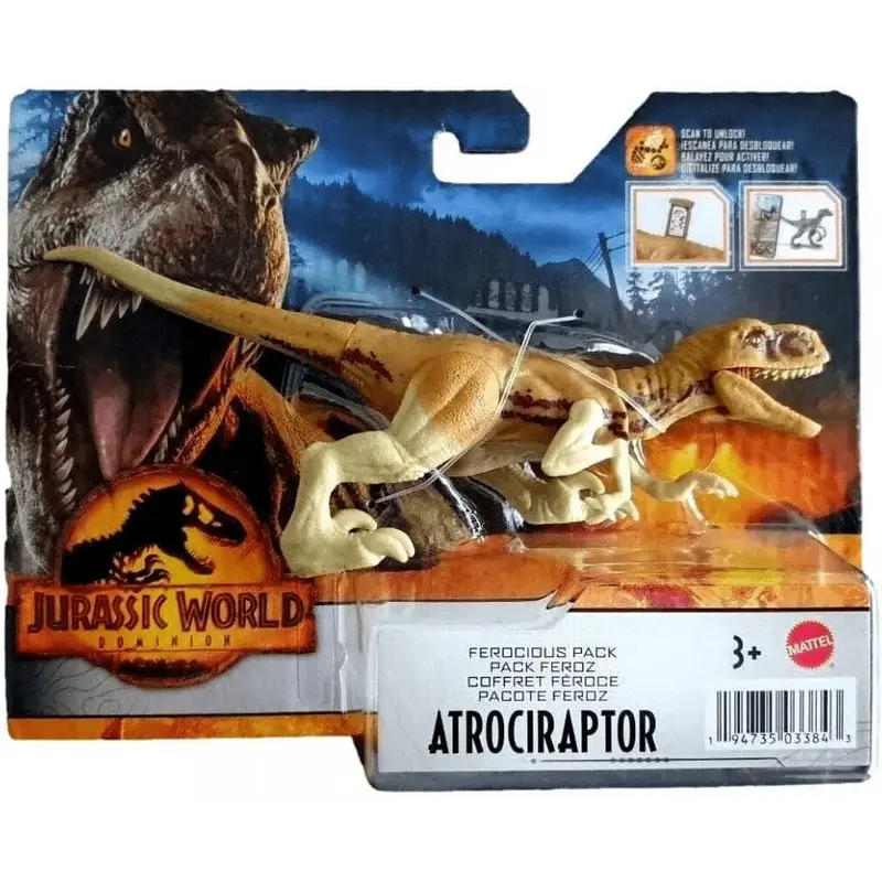 Ferocious Pack dinosauro Atrociraptor Jurassic World