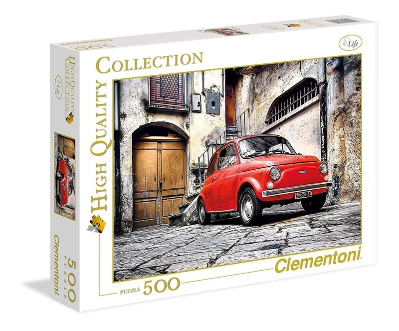 Fiat 500 Puzzle 500 Pezzi Hqc Clementoni 30575