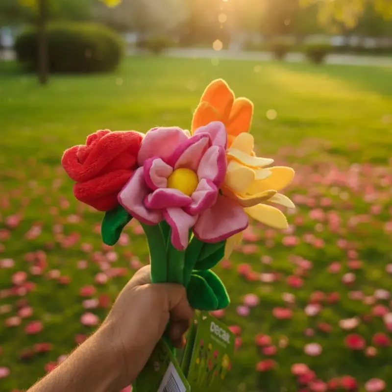 Fiori di Peluche con stelo 50cm