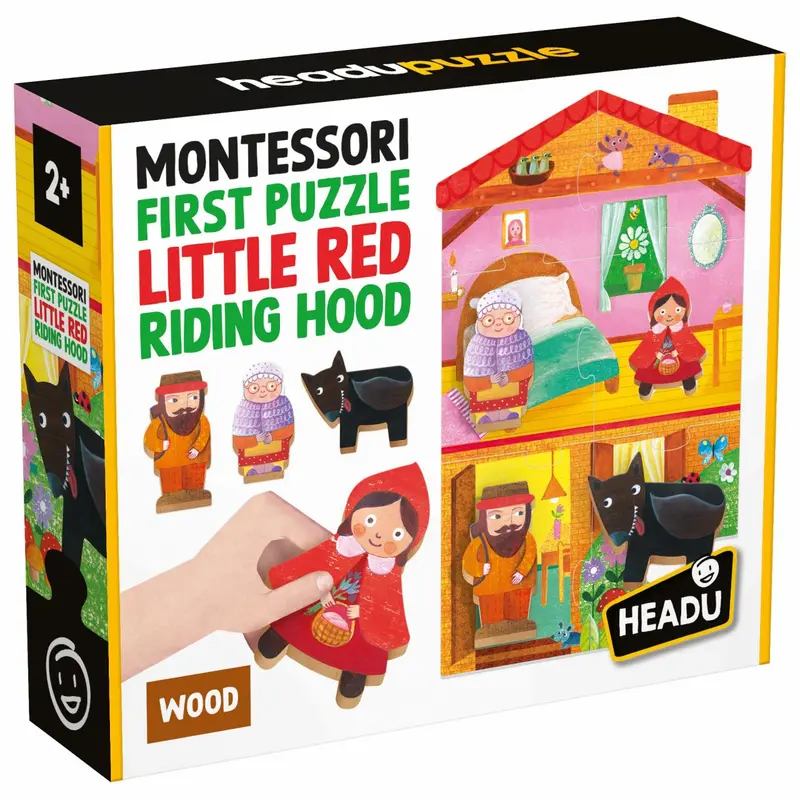 First Puzzle Little Red Montessori