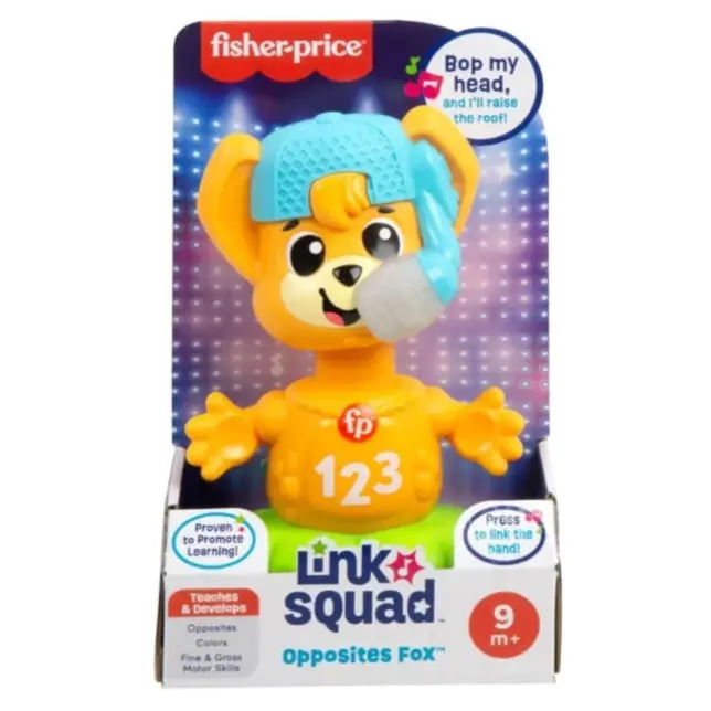 Fisher Price Animal Band - Rino il Volpino Impariamo gli Opposti