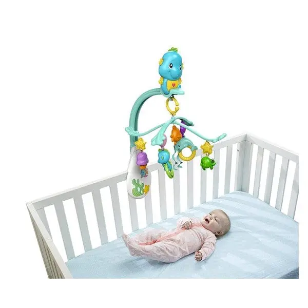 Fisher-Price Giostrina dei Pesciolini 3 in 1 per Culla e Passeggino