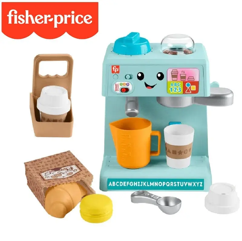 Fisher-Price - La Mia Prima Macchinetta del Caffè Smart Stages per l'apprendimento +18 Mesi