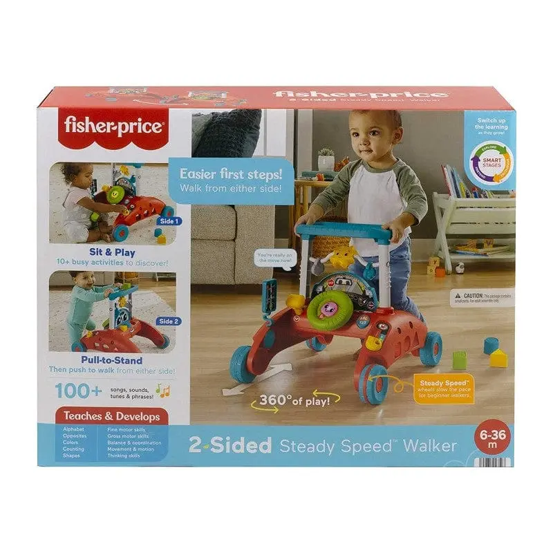 Fisher-Price Primi Passi al Volante, Carrellino per Imparare a Camminare